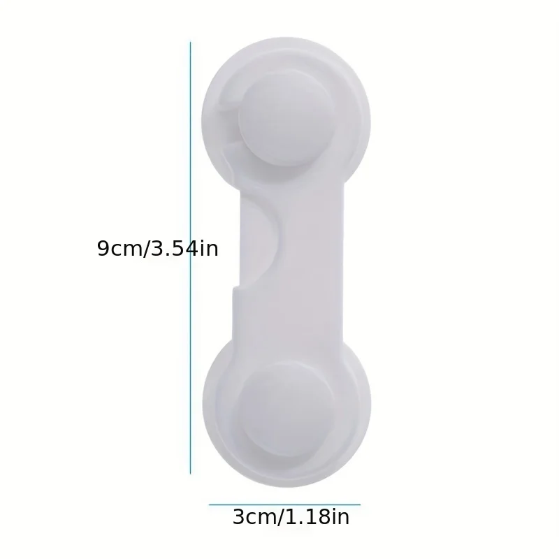 10pcs Baby Safe Straps Baby Safety Lock Drawer Child Safety Cabinet Locks Adhesive Cabinet Drawer Door Latches image 6