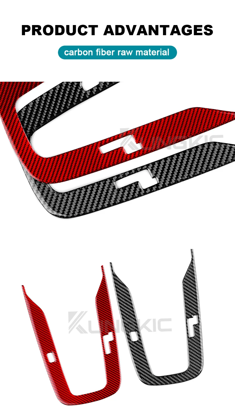 Echter, weicher Carbonfaser-Aufkleber für Toyota Corolla 2019 2020 2021 2022 2023 2024, RHD LHD, Mittelkonsole, Schalthebel-Zubehör – Detail 4