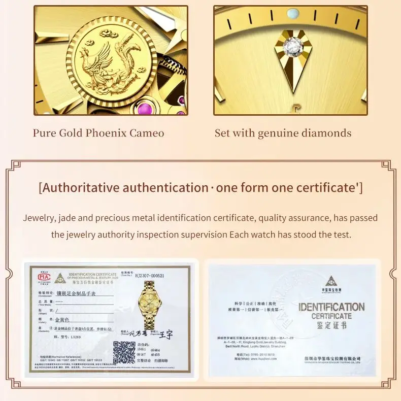 OUPINKE 3260 Women Watch Imported Movement Luxury Brand Automatic Mechanical Watch Original Elegant Gold Women Bracelet Gift