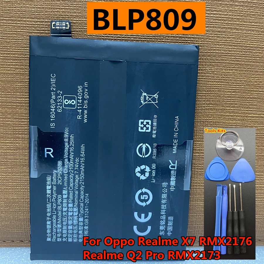 New Original BLP809 4300mAh Battery For Oppo Realme Q2 Pro Q2Pro RMX2173 / X7 RMX2176 / GT Master Edition Mobile Phone