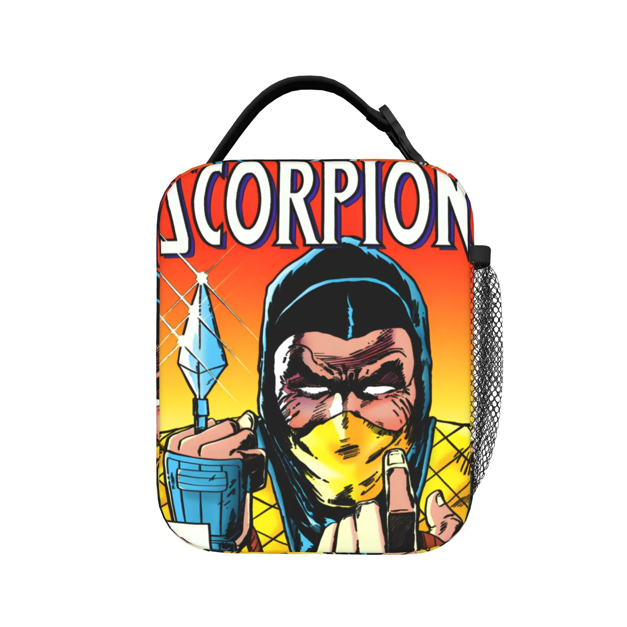 Scorpion Limited Series Mortal Kombat Bolsas térmicas para almoço, sacola térmica para armazenamento de alimentos, escola