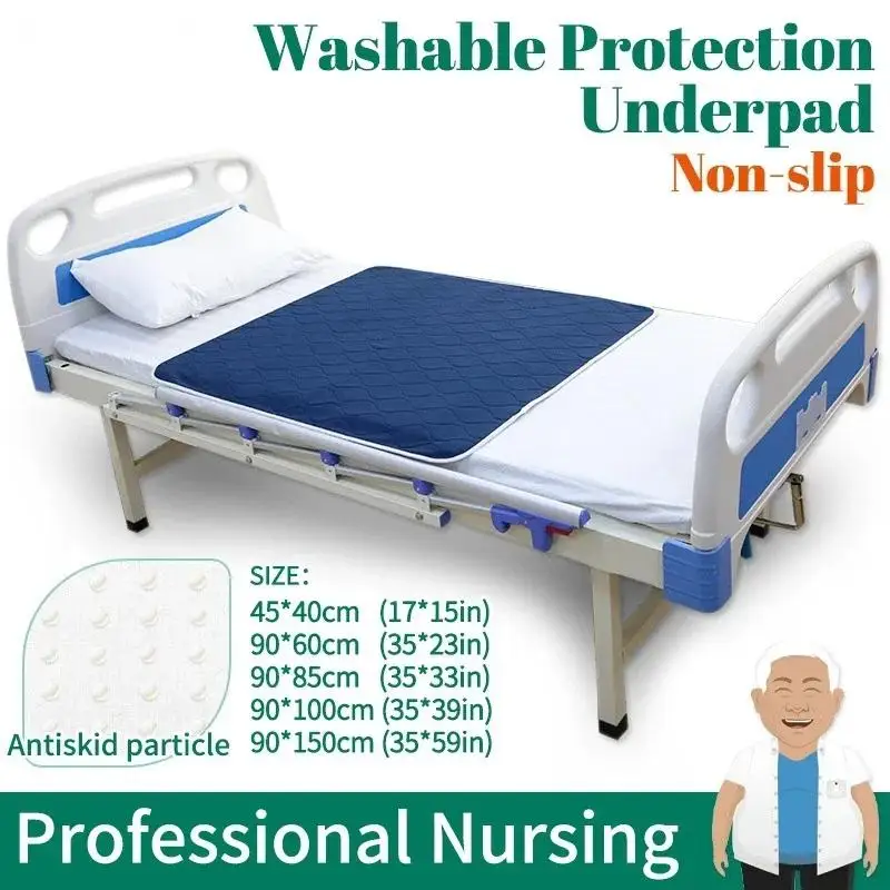 Washable Urinary Pad Bed Pad Thickened Paralyzed Bedridden Waterproof Reusable Diaper Mattress Elderly Bed Pad