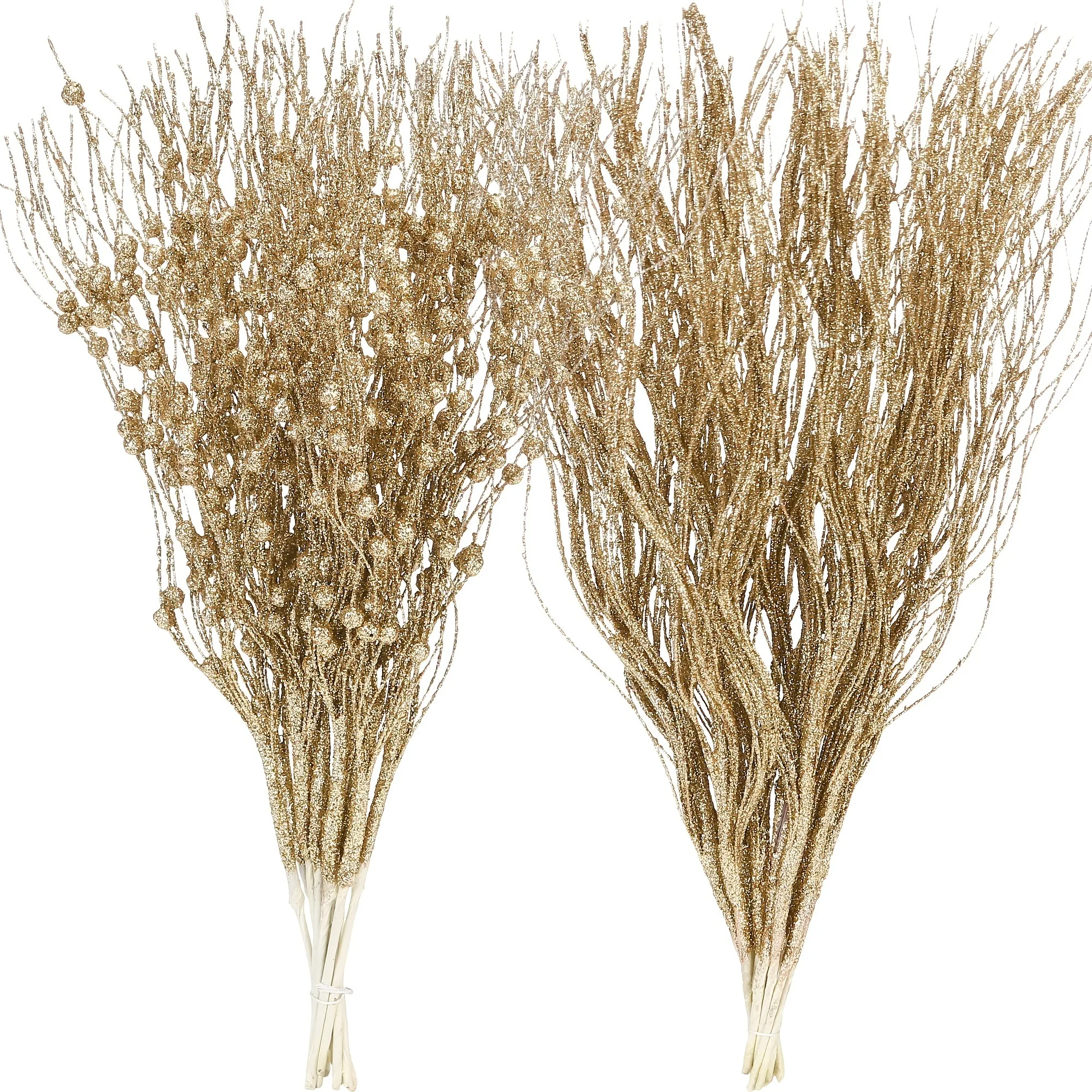 8 Stück künstliche Beerenblumenstrauß Weihnachtsdekoration Weihnachtsbaumschmuck für Heimdekoration Partyzubehör Neujahrszubehör – Detail 1