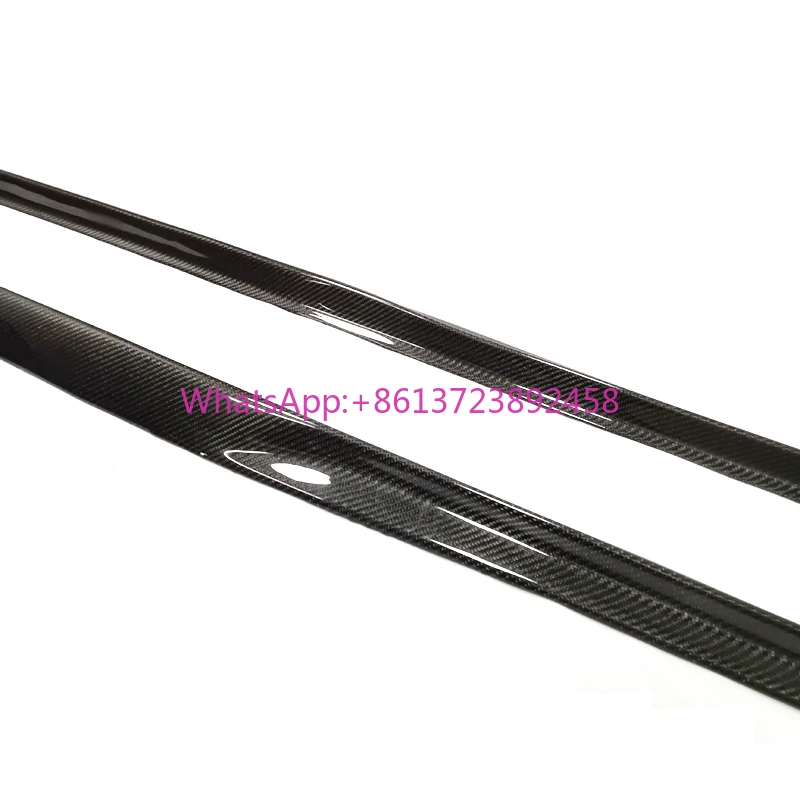 

PSM Style Carbon Fiber Side Skirt Lip Side Spoiler Separator for Mercedes Benz C-class W205 C63 AMG