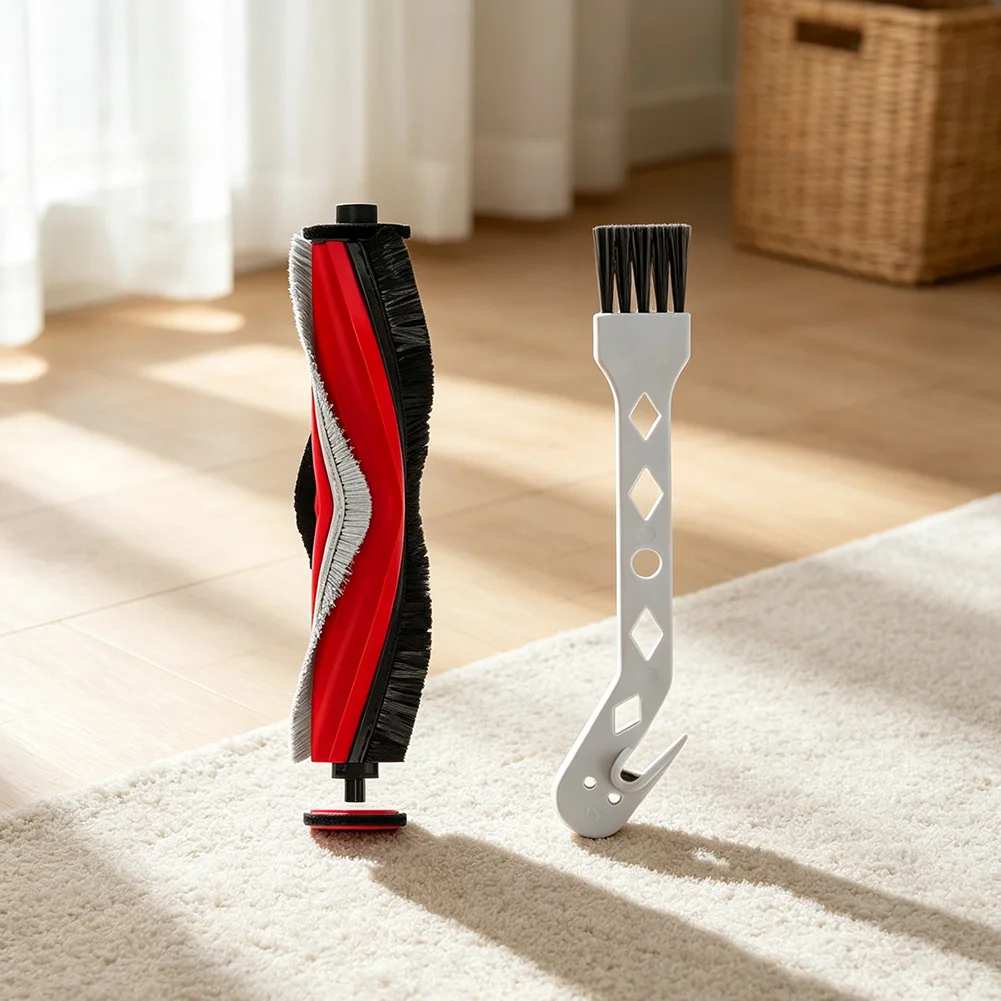 For Hygienic Floors Robot Cleaner Roller Vacuum Cleaner Part Nylon And Plastic Material Efficient Dirt Removal