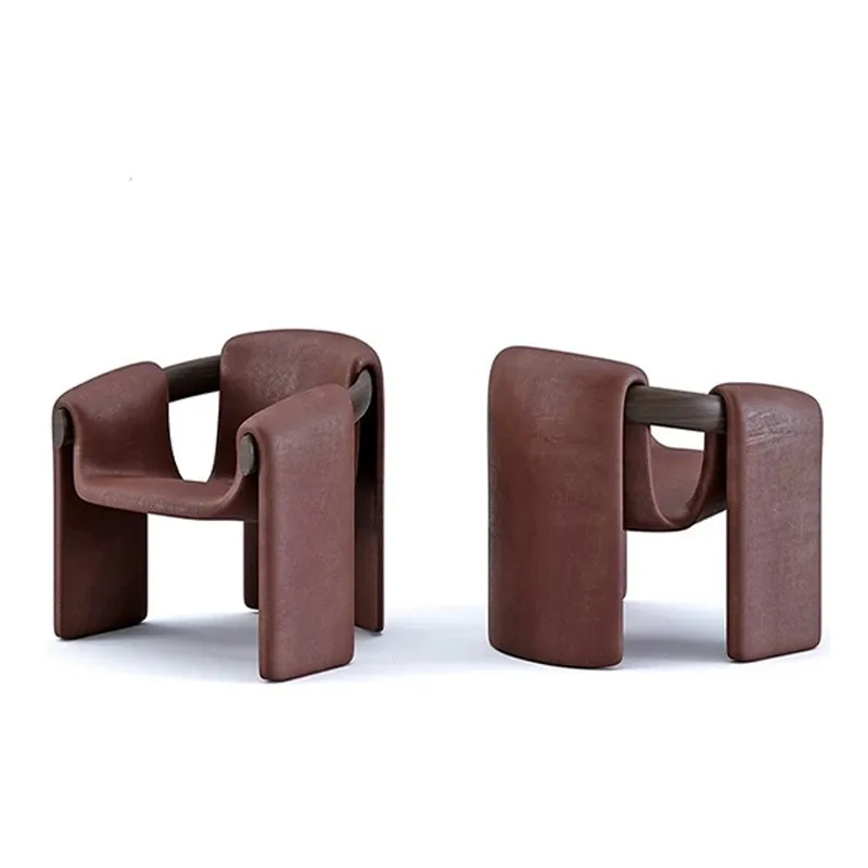 

Chair styling cotton ash wood hotel restaurant single chair, designer single casual sofa chair