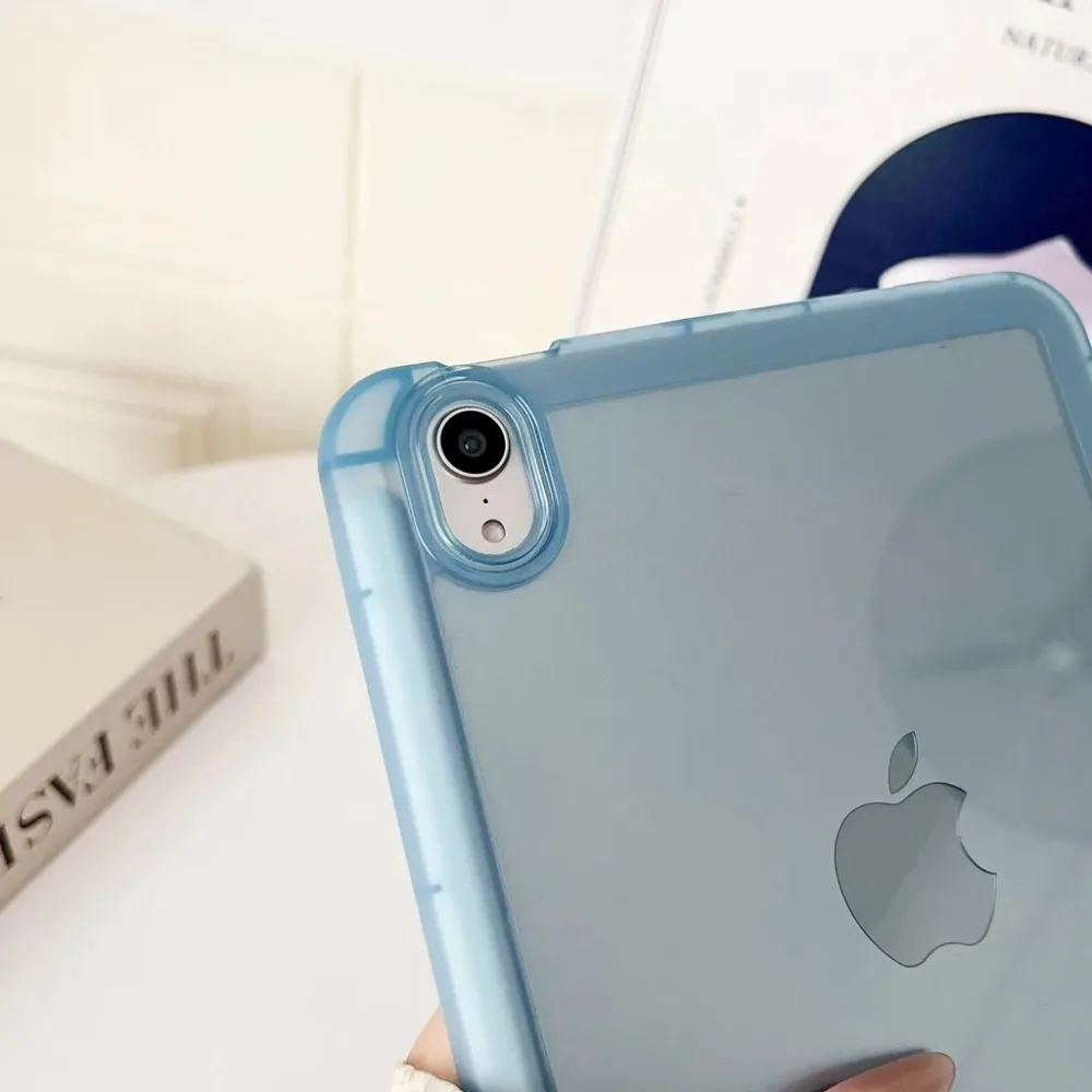 HD Transparent Case for IPad Air M3 11 2025 Air6/5/4 M2 Pro11 M4 TPU Soft Funda for IPad A16 11/10th Mini7 A17Pro Pen Slot Cover view 5