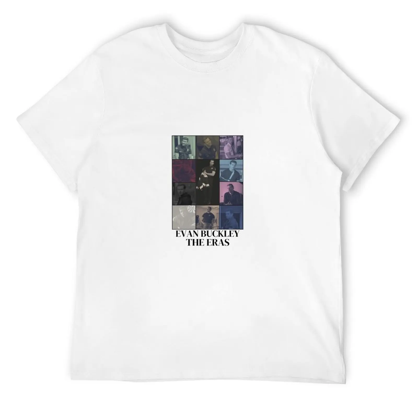 

Evan Buckley in his eras - 9-1-1 T-Shirt quick-drying Personalized t-shirt Anime t-shirt Men's t-shirts