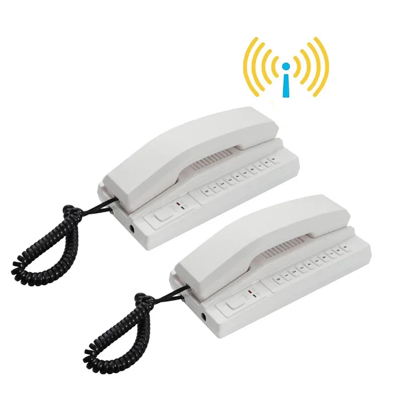 

FOR 2.4GHz 433MHz Wireless Audio Intercom System Phone Security Mobile Phone Expandable Warehouse Office Home
