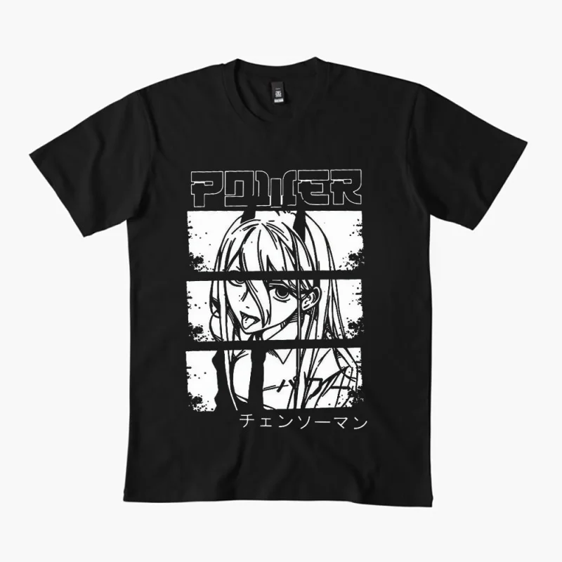 

Denji Chainsaw Man Anime Gift t shirt 0326 DEVIL HUNTER Graphic Tee 100% cotton print clothing Y2K clothes Large size Tops