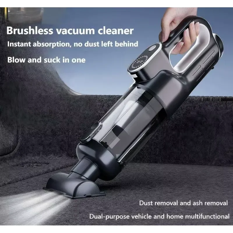 2026 Brushless Handheld Vacuum Cleaner, Suitable for Coffee Stations, Super Suction, Lightweight Cordless