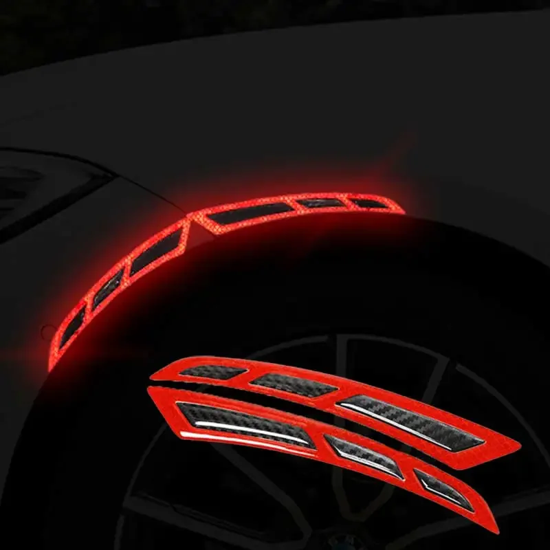 

Car Blade Wheel Eyebrow Reflective Sticker, Safety Warning Anti-Collision Strip Protection Sticker