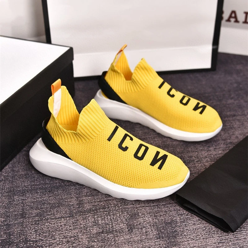 2025 Men's Sneakers Top Quality Shoes Men Mesh Breathable Summer Casual Walking Sneaker Tenis ICON Printed Shoes