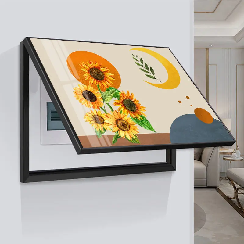 The New Modern Home Decoration Accessories Electric Meter Box Decor Painting Living Room Pictures Wall Art Print Frame Poster