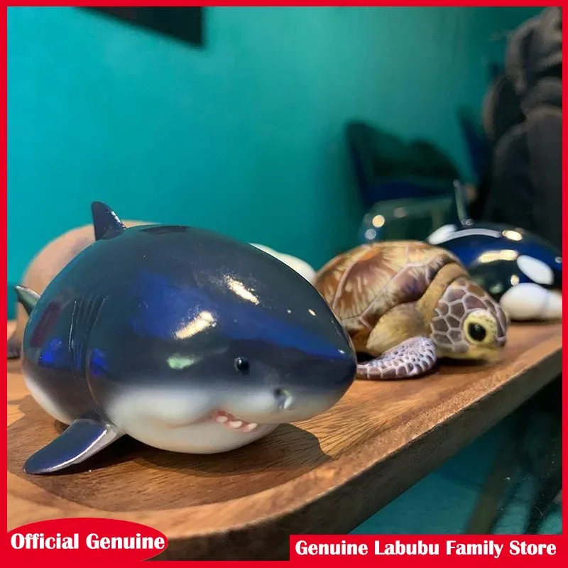 Genuine Animal Planet A Series Of Laugh And Grow Fat Animal Figure Ocean Biology 4th Generation Cute Doll Trendy Play Toy Gift