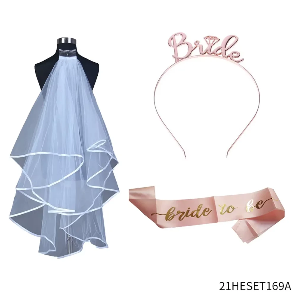 

Свадебный комплект из 3 предметов PESENAR — элегантный для свадьбы, идеально подходит для невест и особых случаев