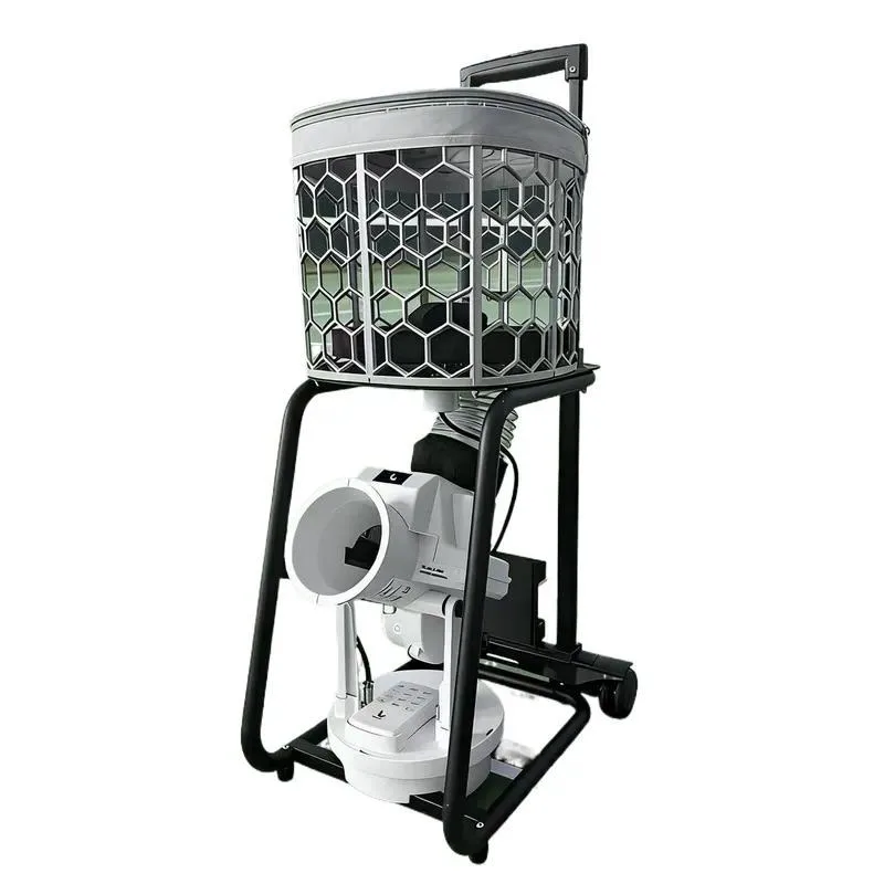 Thrower With Wheels Adjustable Speed Spin Large Capacity Basket Professional Training