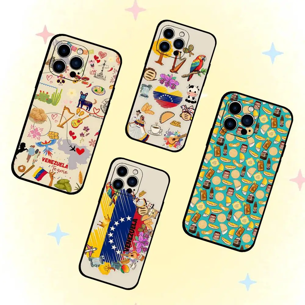 V-Venezuela A-Ästhetische Kunst Handyhülle für iPhone 17 16 15 11 12 13 14 Pro Max 16 Plus 15Pro MAX Cover
