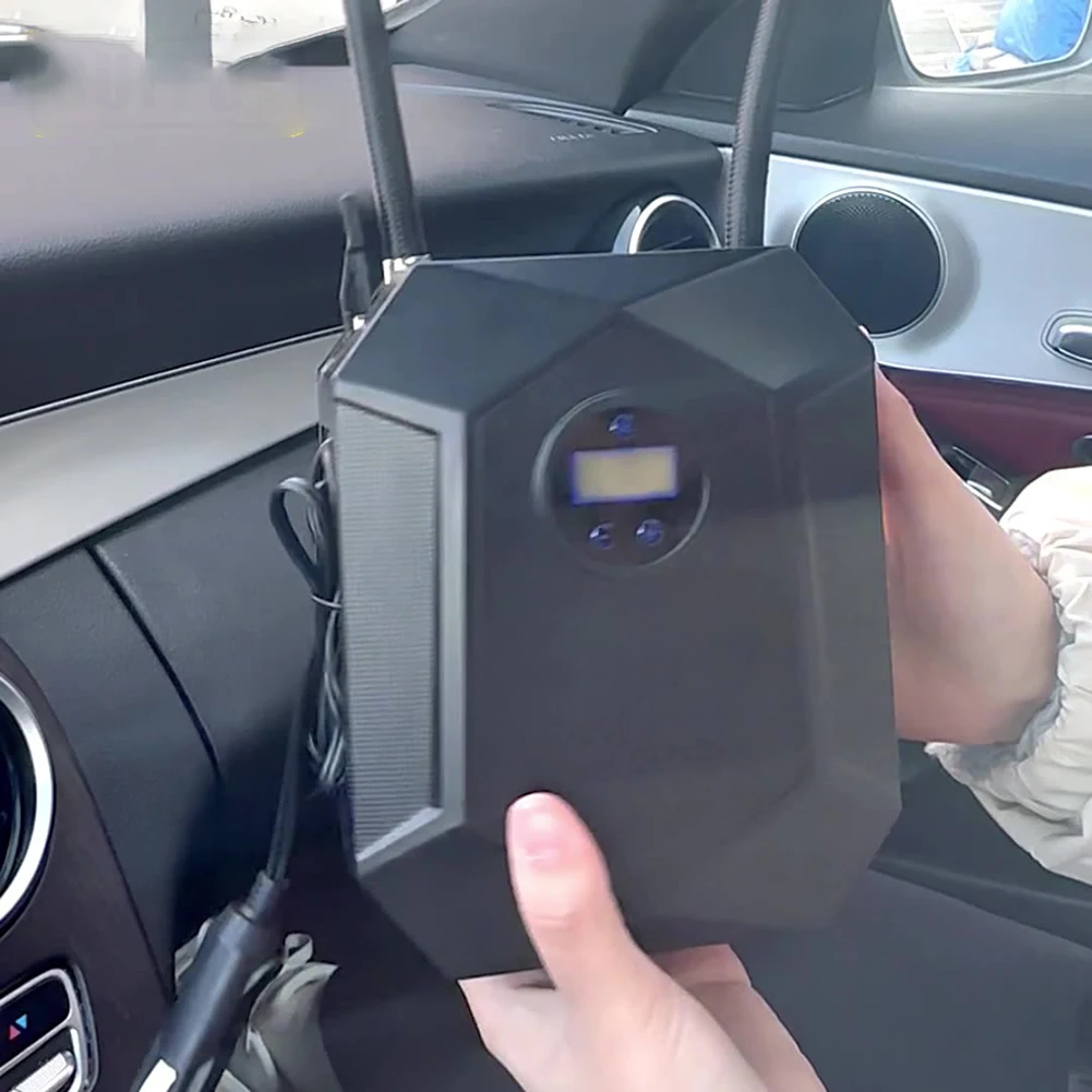 

Портативный автомобильный воздушный компрессор, высокоточный цифровой автомобильный насос для накачивания шин, автомобильный воздушный компрессор для автомобилей, мотоциклов, велосипедов