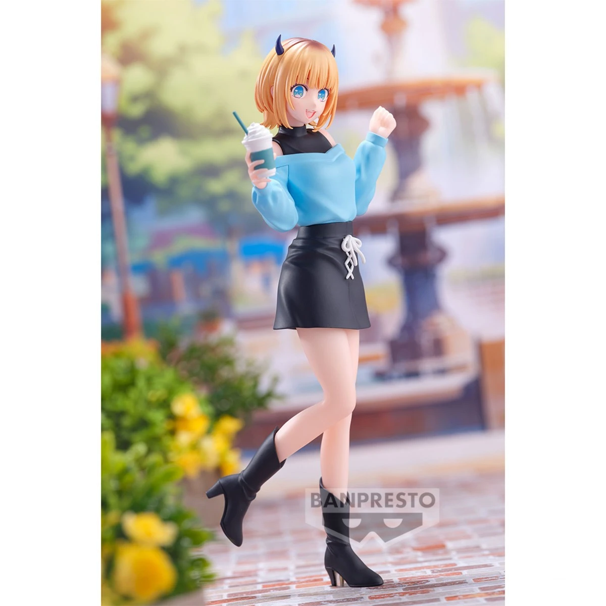 BANDAI BANPRESTO Original OSHI NO KO Kana Arima MEM Ruby Simple Dress Dating Action Figure Model Collection Toy Birthday Gift