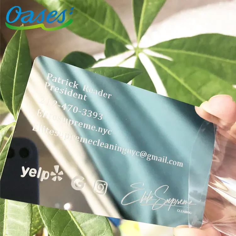 Customized query 2025 Hot Selling 0.8mm Thick Stainless Steel Mirror Polished Process Business Card with Custom Logo Laser Engra - Image 4