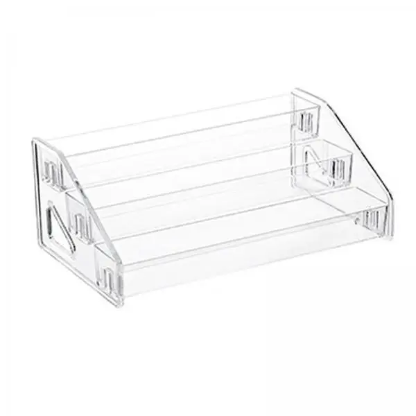 Clear Acrylic Cosmetic Holder Durable Lipstick Storage Rack Nail Polish Display Stand for Dresser