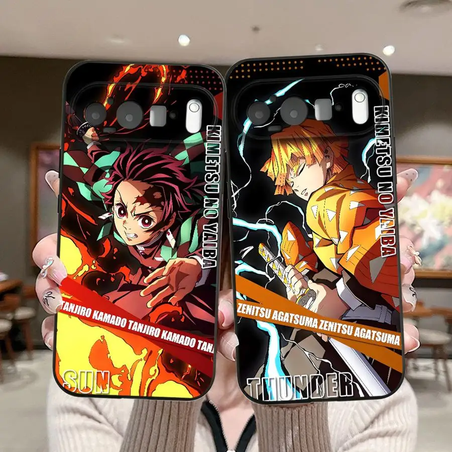 D-Demon S-Slayer Zenitsu Funda Phone Cover Case for Google Pixel 10A 9a 7a 10 9 Pro XL 6a 8a 6 7 8 Pro