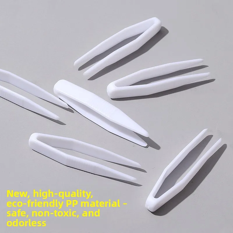 Plastic Tweezers, Eyelash Tweezers, Double Eyelid Tape Applicator, And Tweezers For Applying False Eyelashes