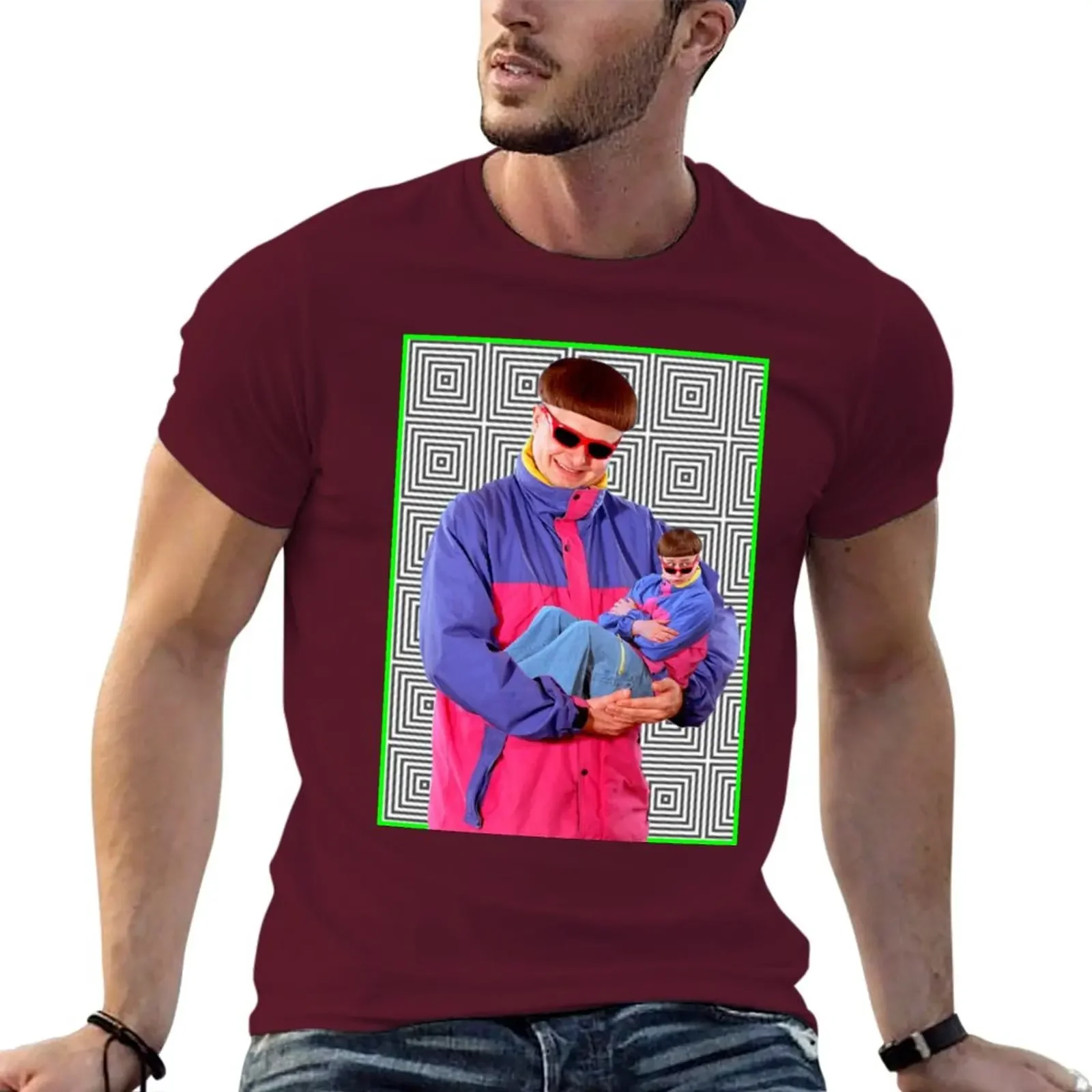 New Oliver Tree baby with Oliver Tree father Premium T-Shirt custom t shirts plus size tops men graph t shirts Casual Hot Sale