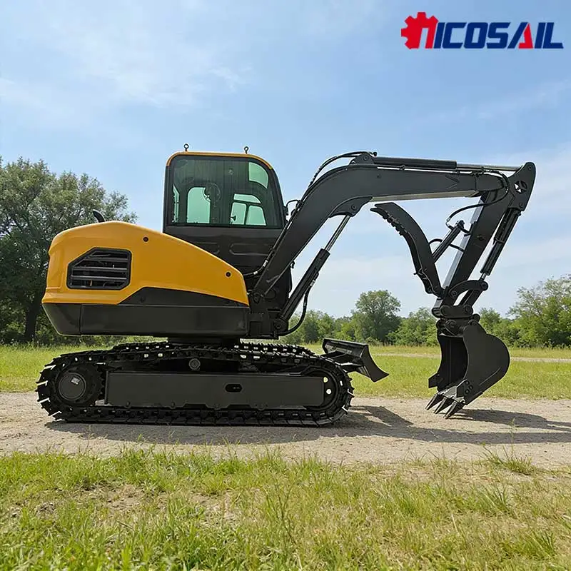 Multi-Functional Industrial Mini Excavator - For Farm Terrain, Construction Digging & Orchard Projects