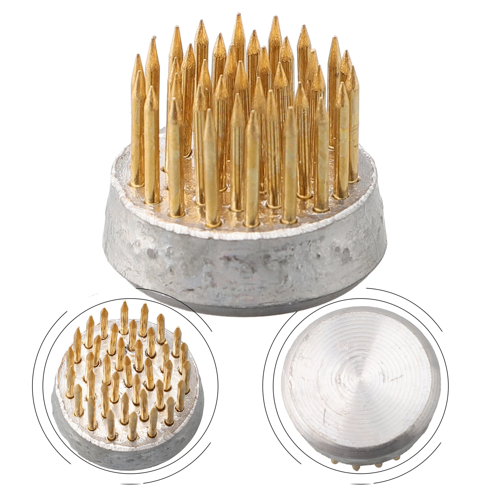 23/34/40/46mm Copper Needle Flower Arrangement Insert Base Pins For Ikebana Kenzan Flower Base Holder Spiky Frog Fixed Tool
