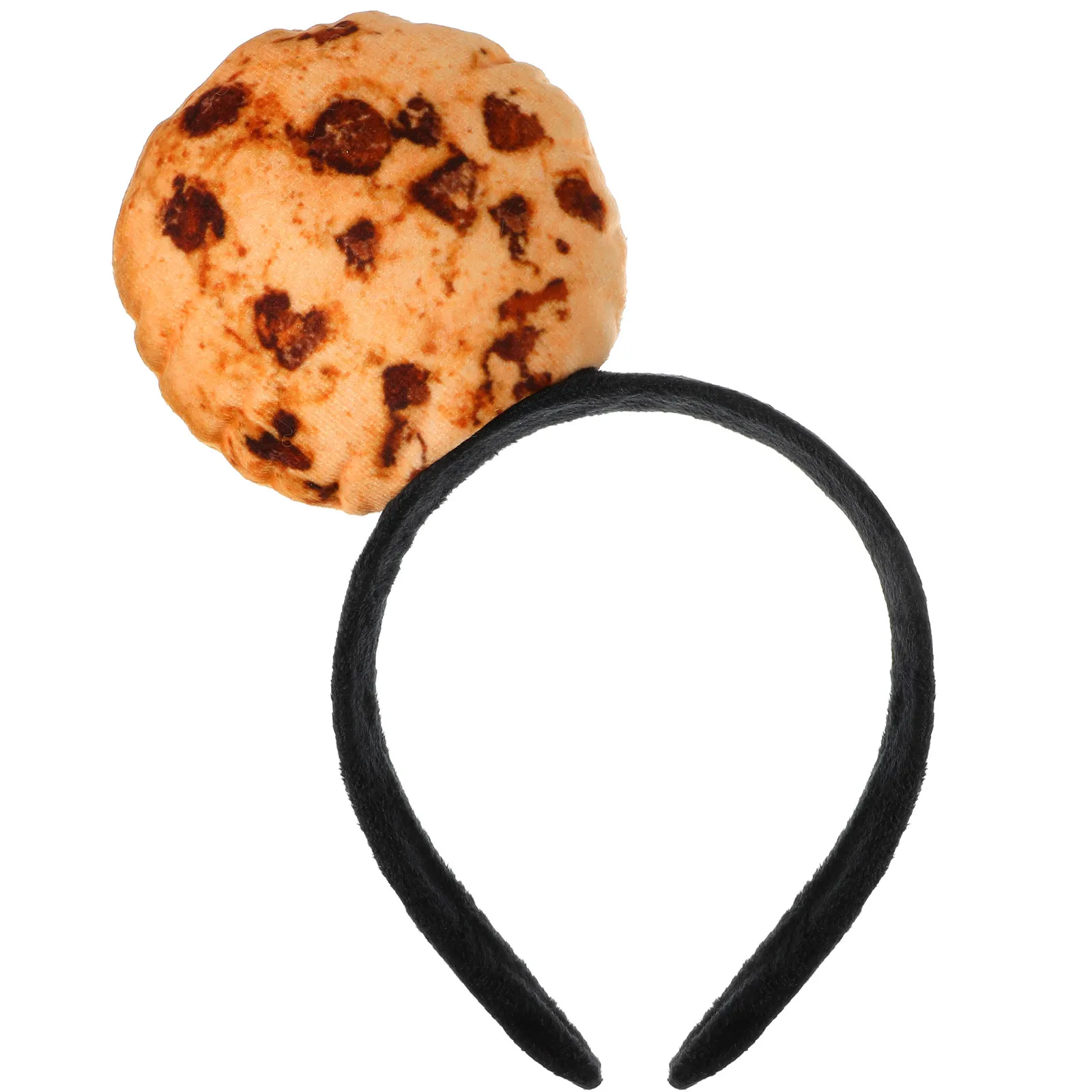 

Реалистичная повязка на голову в виде печенья, мягкая мультяшная повязка для волос, забавный аксессуар для вечеринок и карнавалов, милый декор для волос в виде печенья, аксессуар для косплея