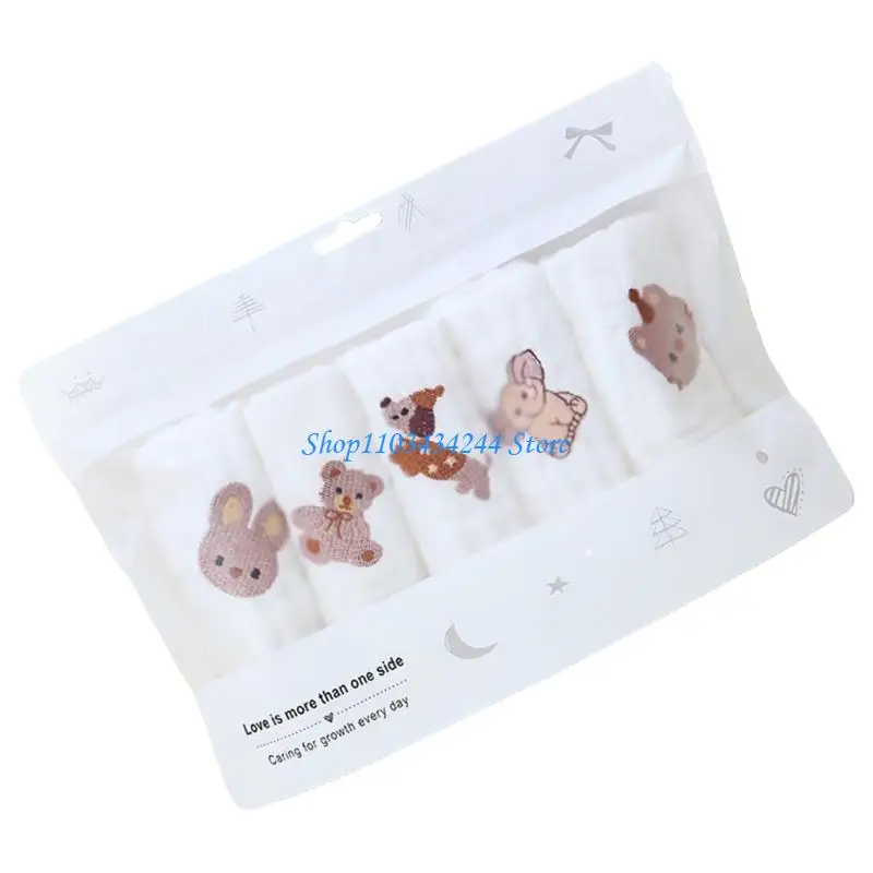 Baby Washcloths Gentle Care Bath Towel for Newborns Multipurpose Face Cloth