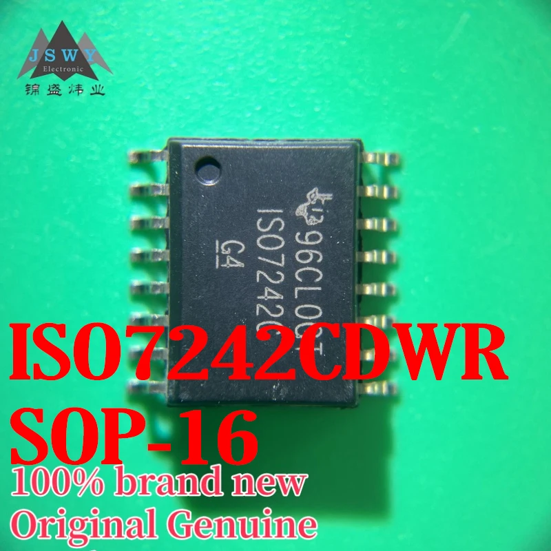 

(5/50pcs) ISO7242CDWR Silk Screen ISO7242C SOP16 Digital Isolator Chip Brand New Original Large Stock Free Shipping