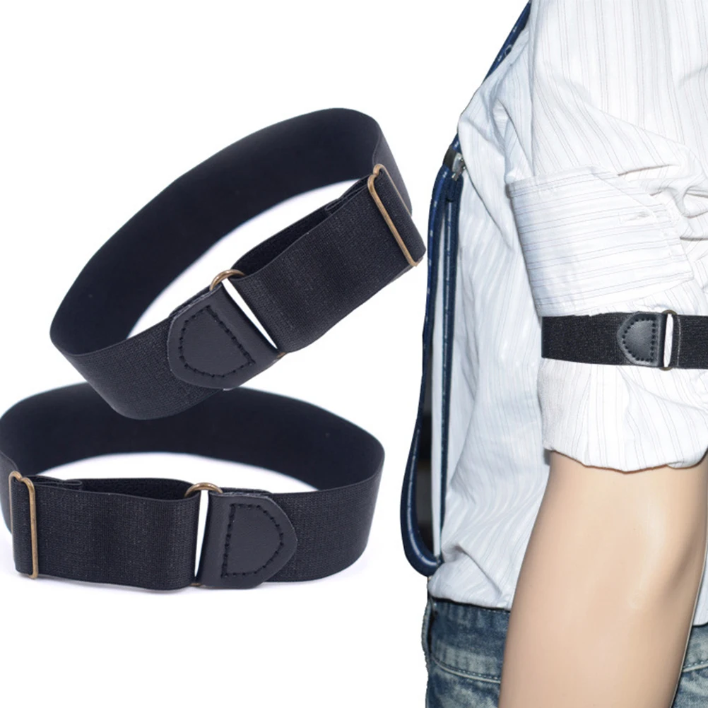 

2 .5cm Non-slip Anti-wrinkle Straps Shirt Armband Adjustable Unisex Stay Belt Men Women Strong Clipping Comfortable Shirt