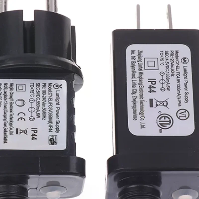 

EU/US Plug 5VDC 6W 8 Functional SELV LED Lamp Driver Switch Adapter IP44 Waterproof Laser Lighting Europe Power Supply