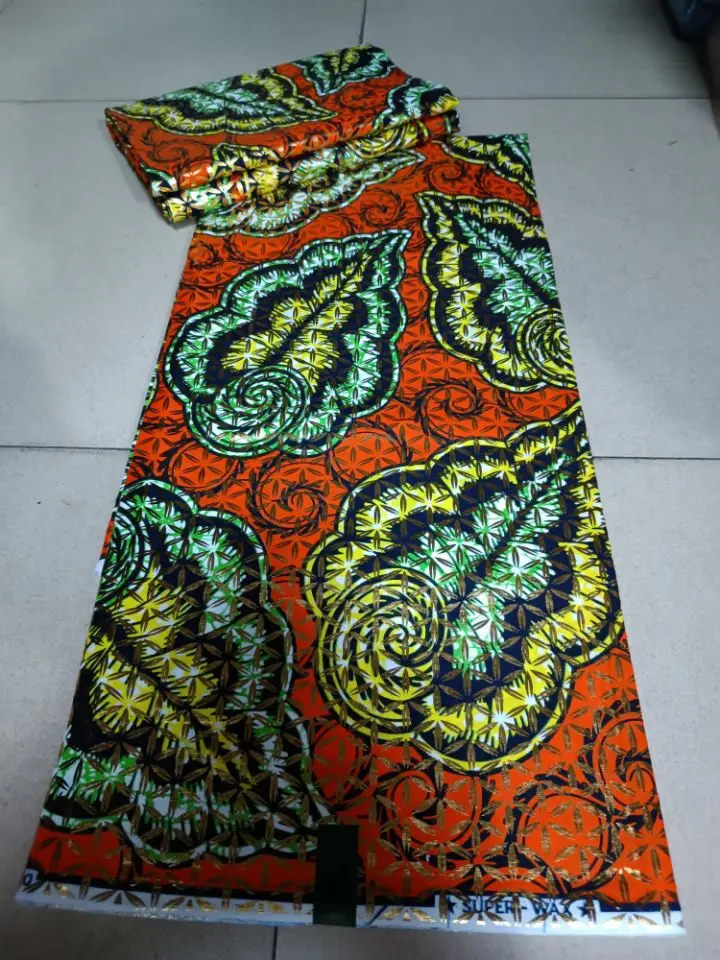 100% Cotton Veritable Original Ankara African Real wax Prints Fabric Ghana Wax High Quality Nigeria Batik Wax Fabric Tissu Pagne