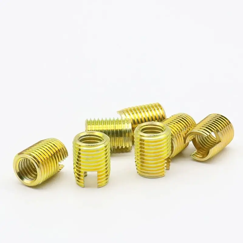 302 slotted type Self Tapping insert M2~M16 Carbon steel nut Bushing Wire Thread Repair Insert