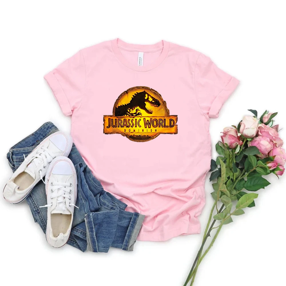 Jurassic World 2024 New Movie Dominion T Shirt Jurassic Park Shirt Dinosaur Life Vintage Graphic T Shirts Unisex Casual Tops Tee