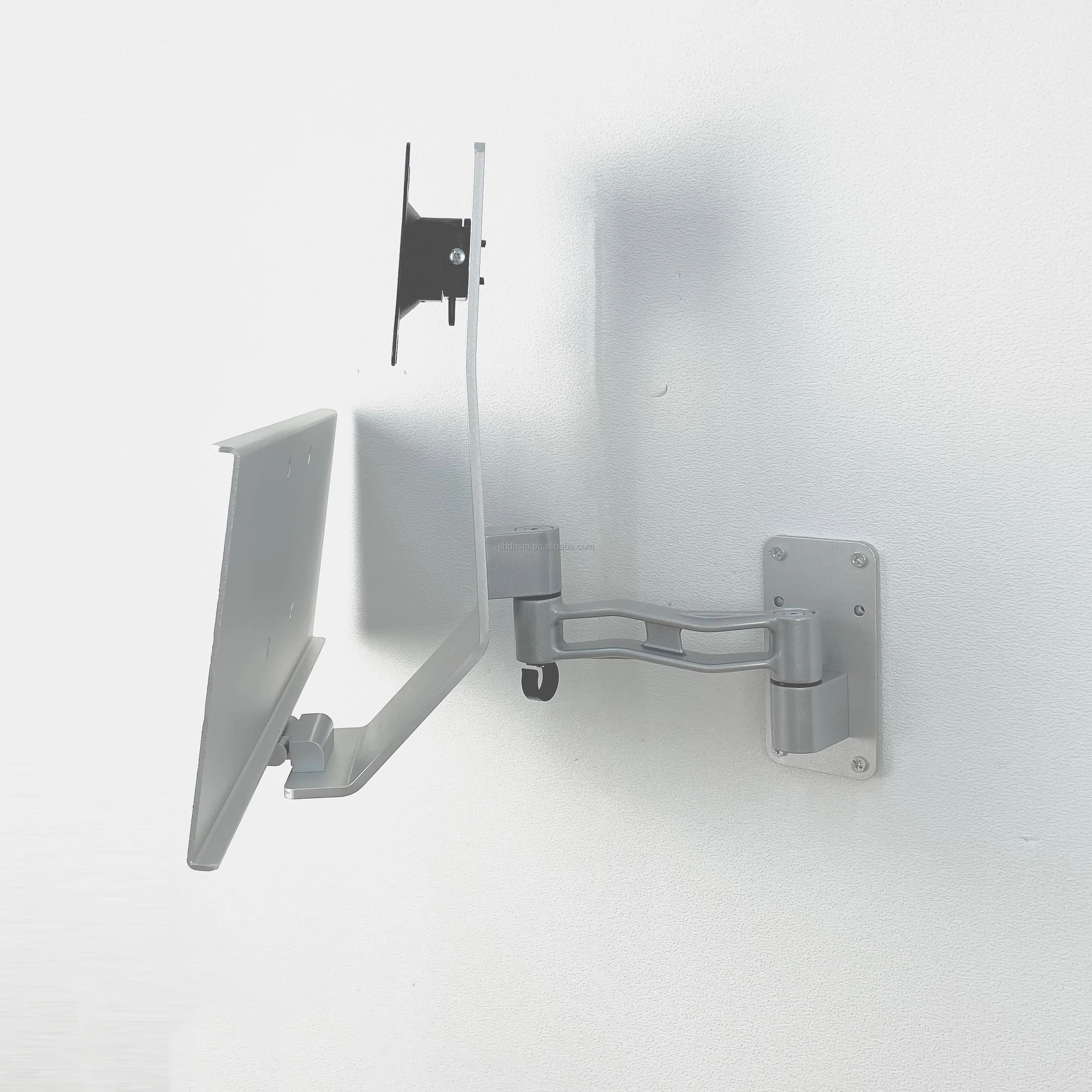 Aluminum Alloy LED LCD Keyboard Wall Mount Hospital Use 75*75mm/100*100mm VESA TV Mounts & Carts