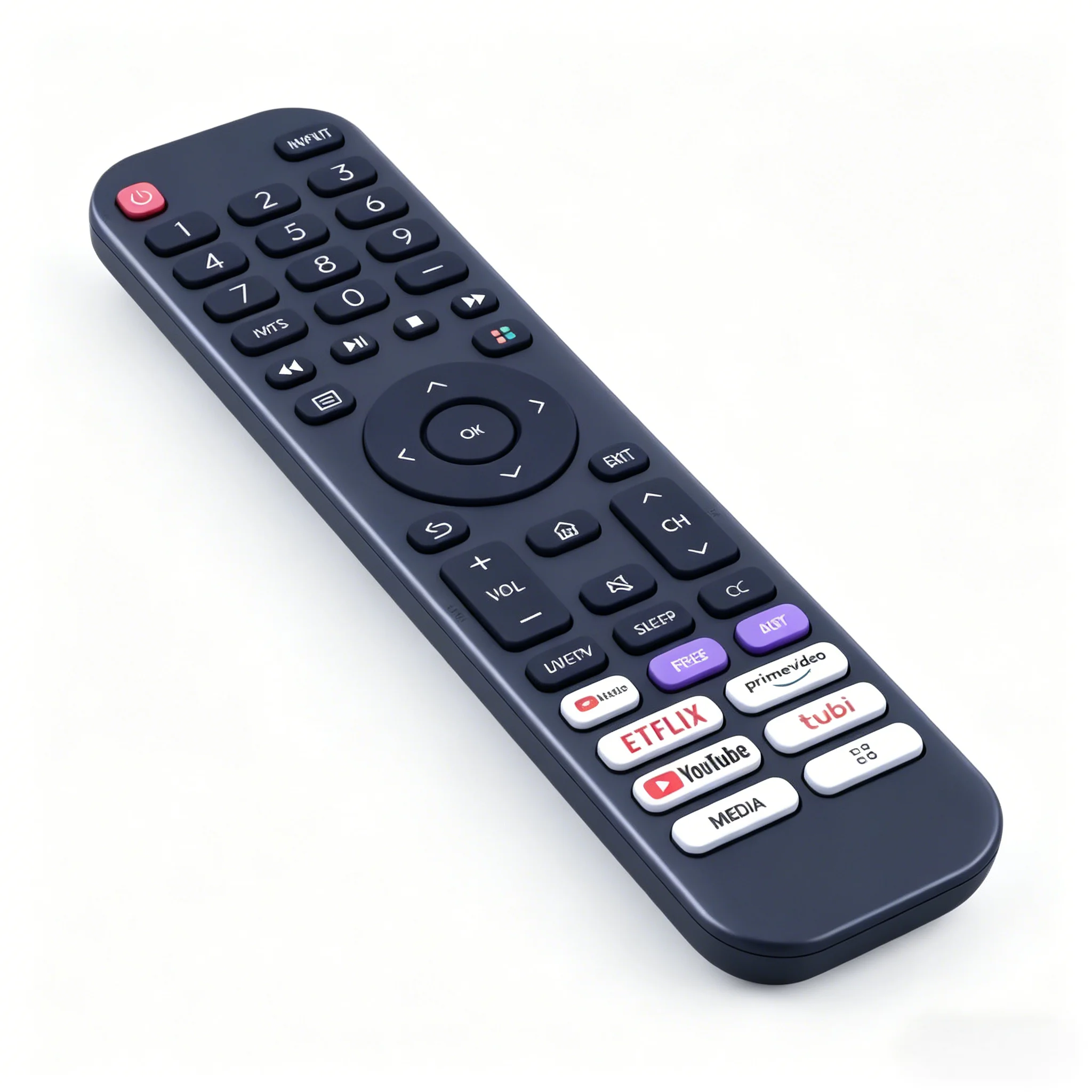 EN2C30H Replacement Remote Compatible with Hisense VIDAA 4K HDR Smart TV 32A4GV H77G 43H77G 50H6G 55H6G 43H6G 55H77G 65A6010GMV
