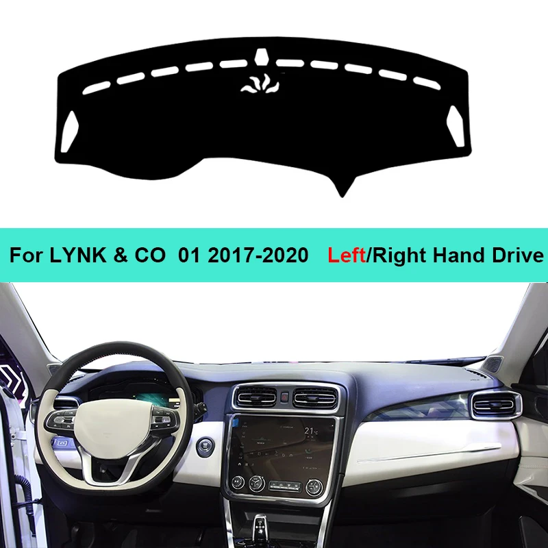 

Чехол для приборной панели автомобиля, коврик для приборной панели LYNK & CO 01 2017 2018 2019, коврик для приборной панели, Солнцезащитная Подушка с защитой от УФ-лучей, аксессуары