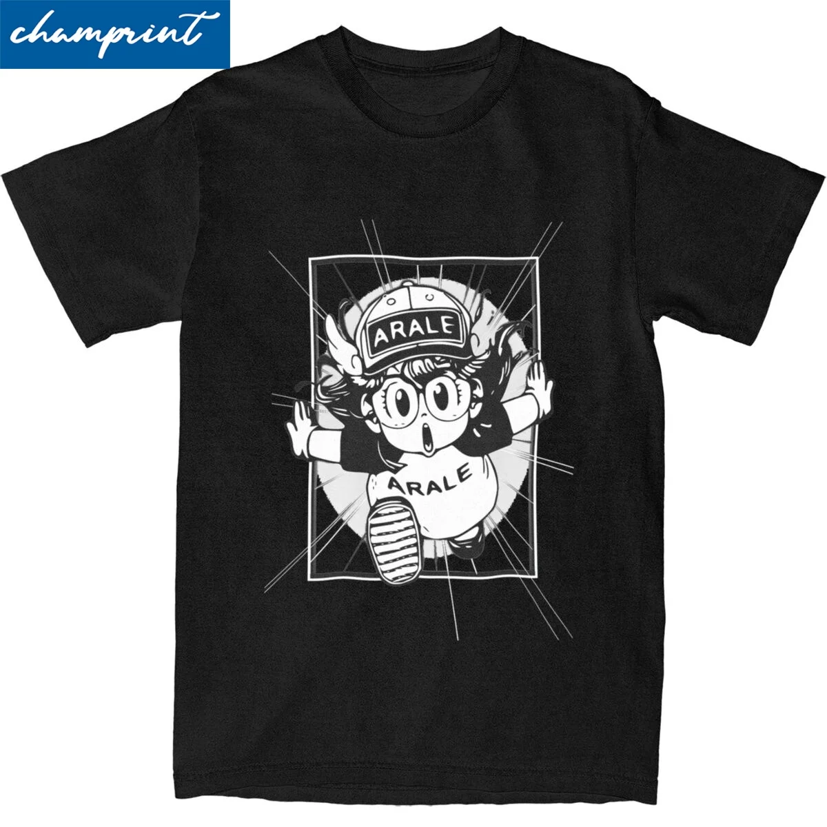 Arale Dr Slump Anime T-Shirts Men Women Toriyama Manga 90s Novelty 100% Cotton Tee Shirt Short Sleeve T Shirt Gift Idea Tops