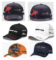 Classic Black Red Bull Baseball Hat Red Bull Racing Hat Men's and Women's Outdoor Sports Red Bull Hat Sunscreen Red Bull Sun Hat
