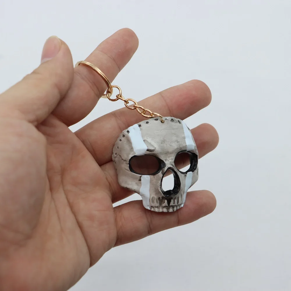 MW2 Ghost Skull Mask Keychain, Warzone Ghost Mask Keychain, Call of Duty keychain, gaming accessories