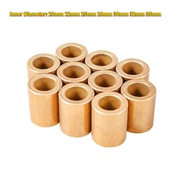 1Pcs Powder Metallurgy Bearing Copper Sleeve ID 20/22/25/28/30/32/35mm Brass Bushing Guide Sleeve Copper Base Bearing