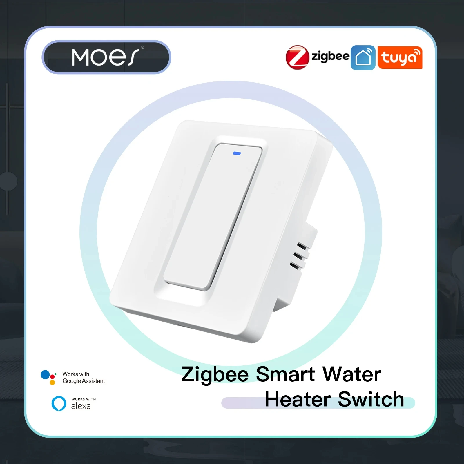 

Tuya Smart ZigBee Water Heater Boiler Switch Smart Life APP Wireless Remote Control Timer for Heating Water for Alexa GoogleHome