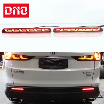 Car LED rear bumper lights brake light turn signal backup reflector lamp taillights car fog light for Honda CRV CR-V 2023