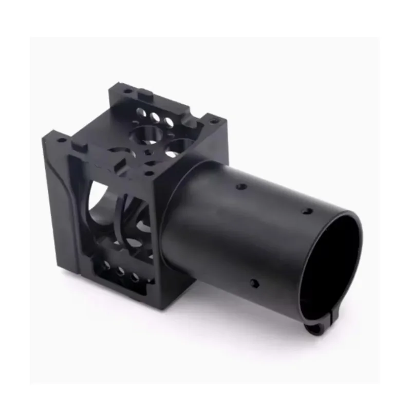 Custom CNC Machining Aluminum Heatsink Housing Wire EDM Black Anodizing Heat Dissipation Shell for Drone Controller Module