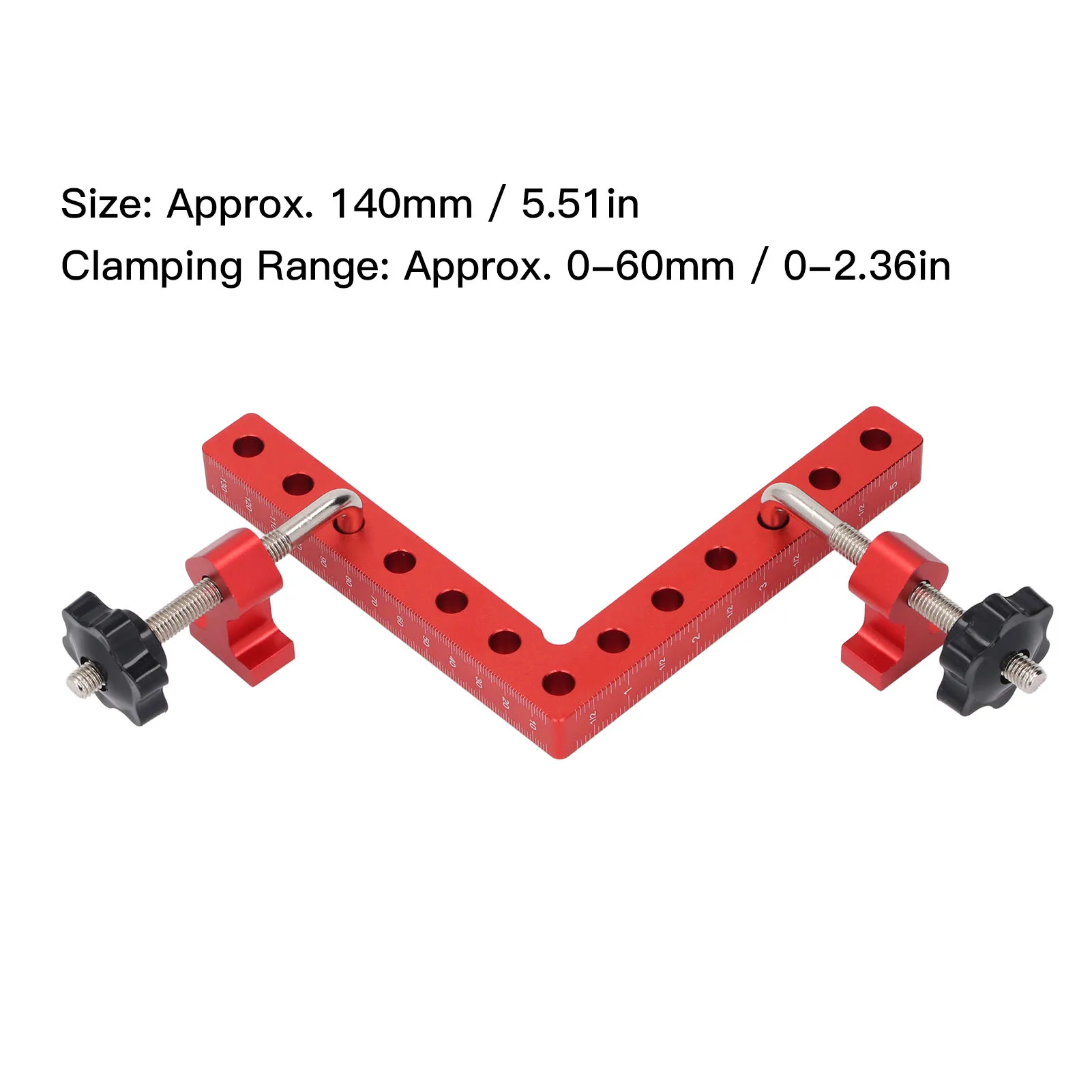 90 Degree Positioning  Aluminum Alloy Erosion Resistant 2 Set Clamping  Easy Using for Processing External Corners